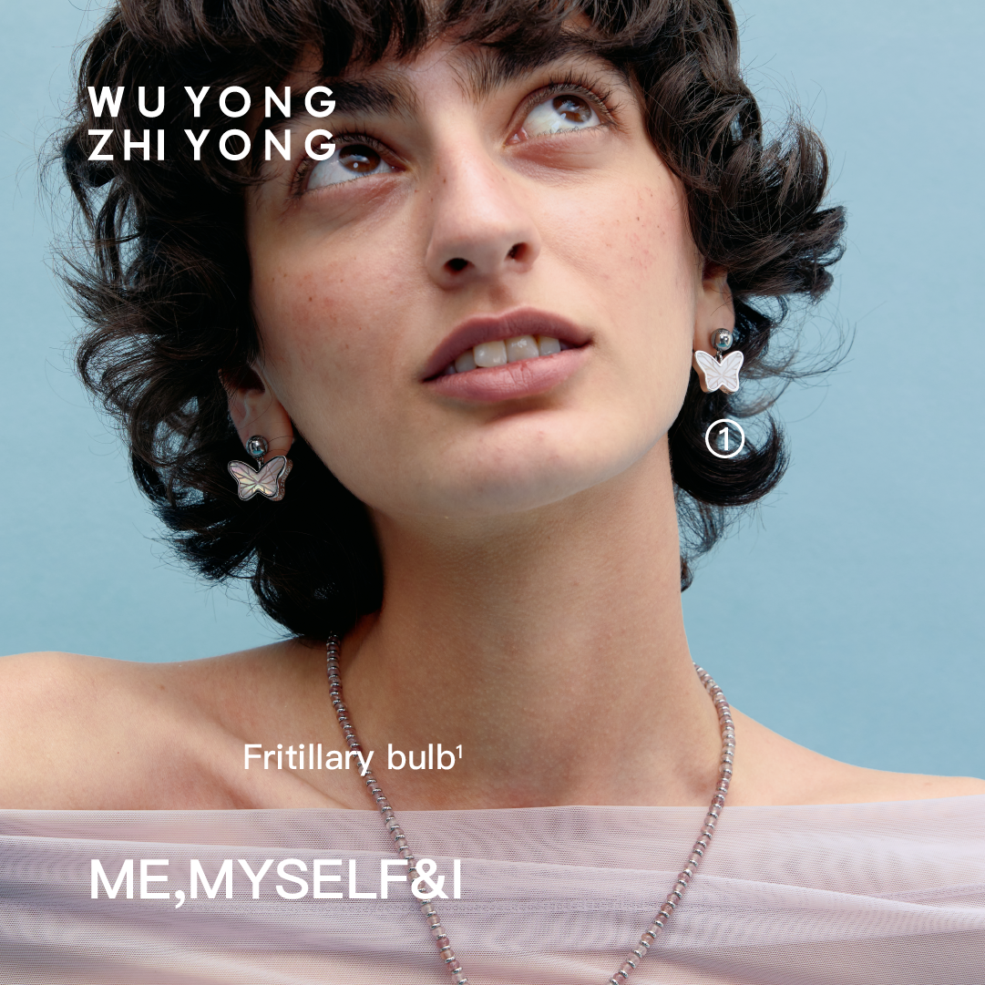 Gray Butterfly Earrings