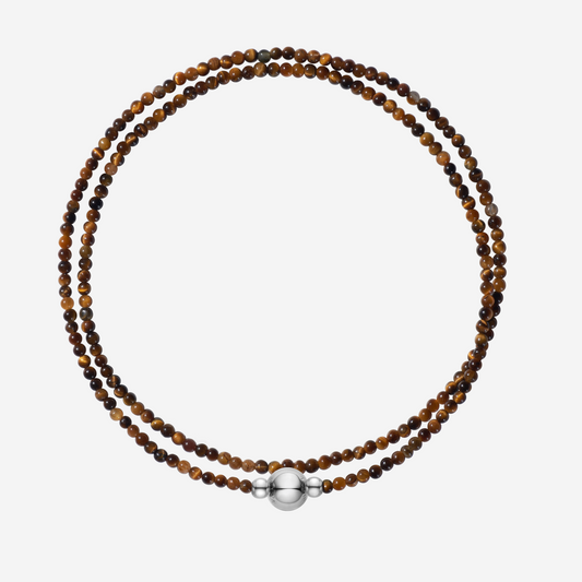 Hawk's Eye Stone Necklace